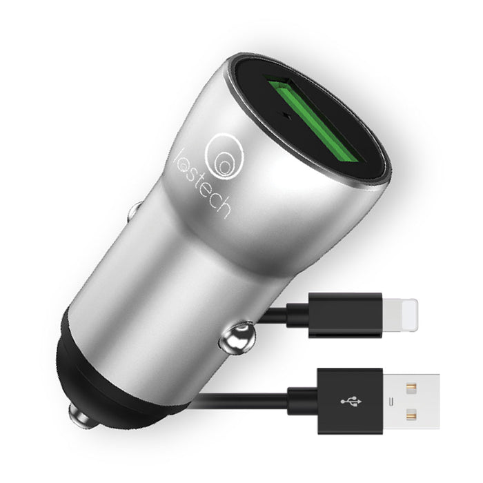 CARICABATTERIA PER AUTO attacco lightning  - LOSTECH