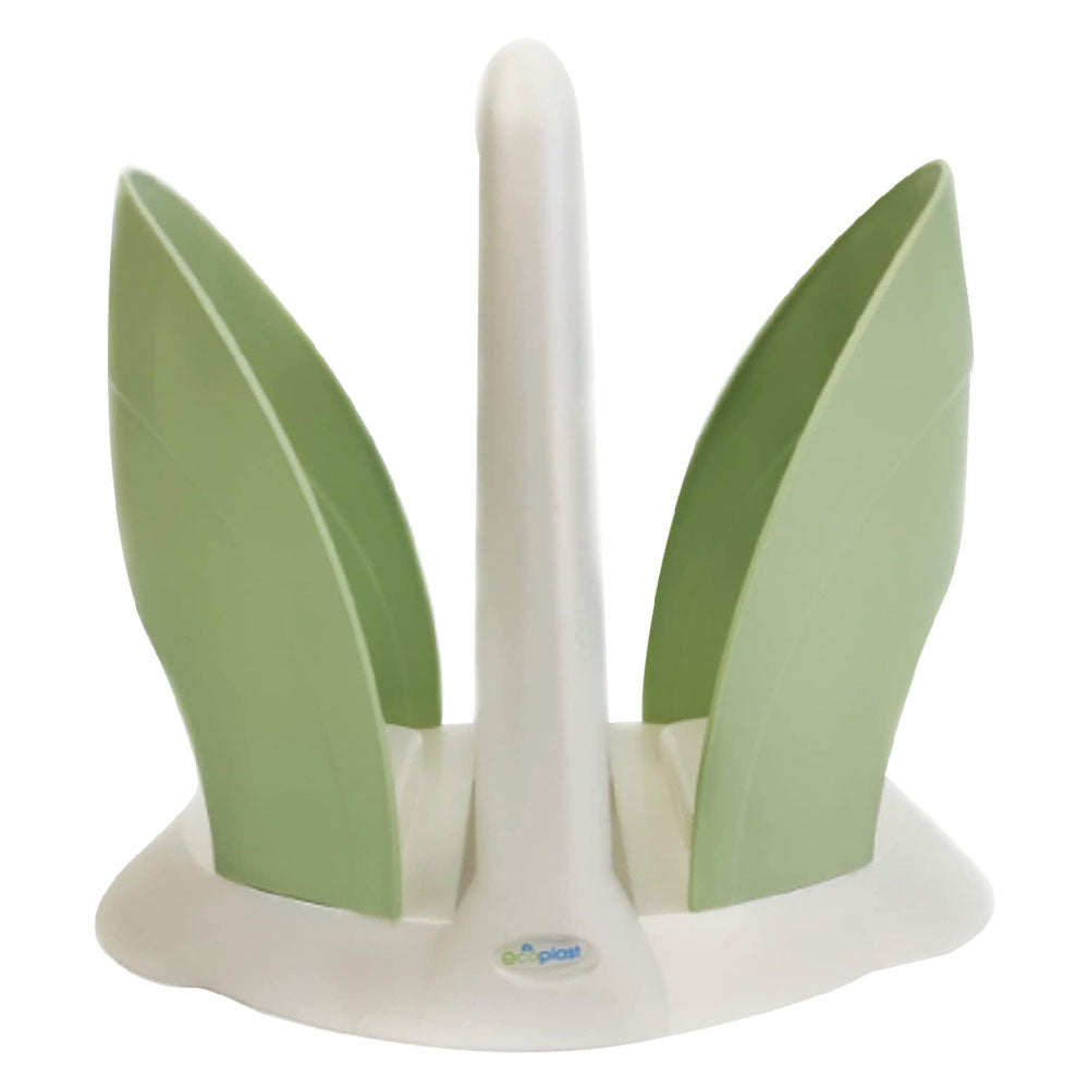 PORTABICCHIERI 'DUO' colore madreperla/verde scuro  - ECOPLAST