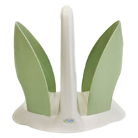 PORTABICCHIERI 'DUO' colore madreperla/verde scuro  - ECOPLAST