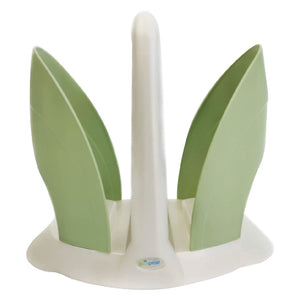 PORTABICCHIERI 'DUO' colore madreperla/verde scuro  - ECOPLAST