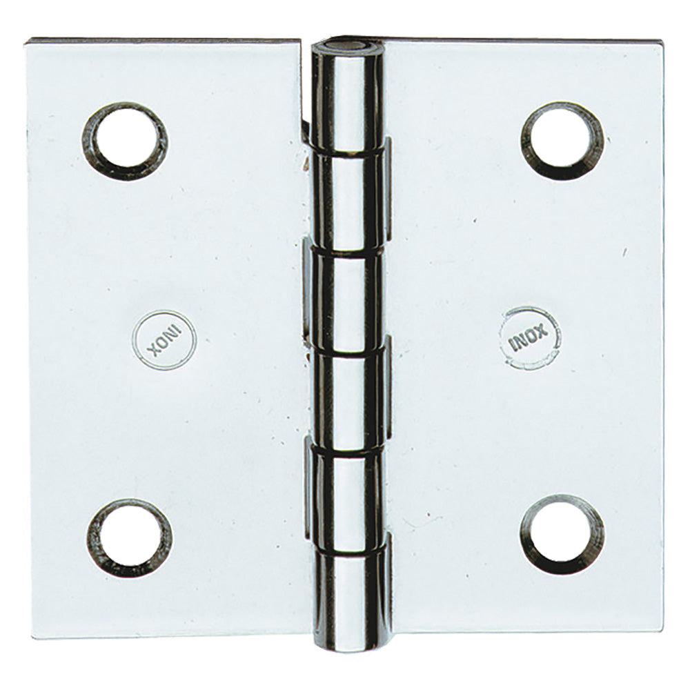 CERNIERA IN ACCIAIO INOX ART.850IN mm 40 x 40- 24 pezzi  - ALDEGHI LUIGI