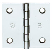 CERNIERA IN ACCIAIO INOX ART.850IN mm 80 x 50- 24 pezzi  - ALDEGHI LUIGI