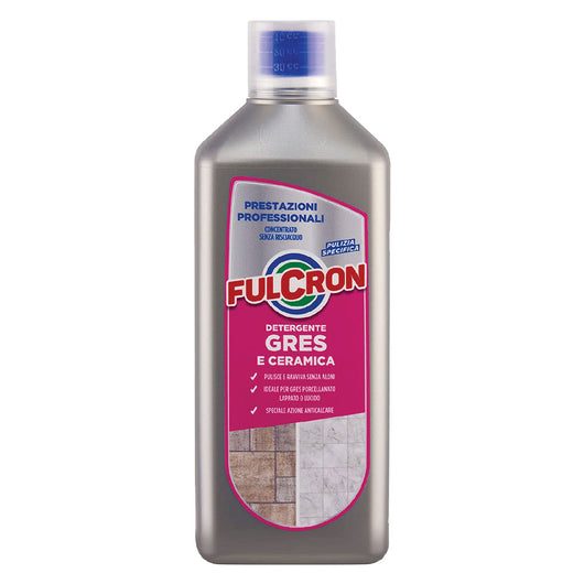 DETERGENTE GRES E CERAMICA 'FULCRON' lt. 1- 6 pezzi  - AREXONS