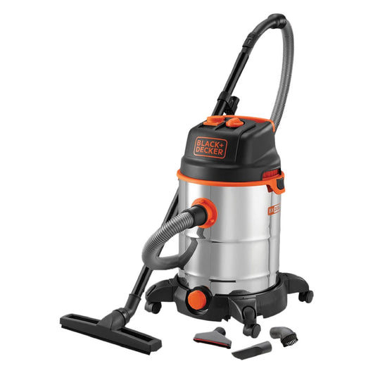 BIDONE ASPIRATUTTO INOX 'BXVC30XDE' Lt. 30 - 1600 W  - BLACK DECKER
