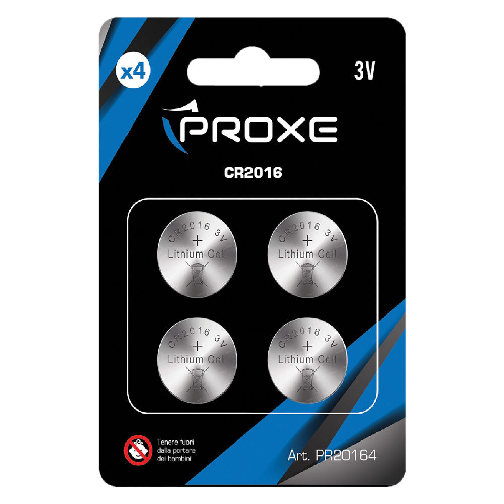 PILA A BOTTONE '2016' Pz 4 - 3 V  - PROXE