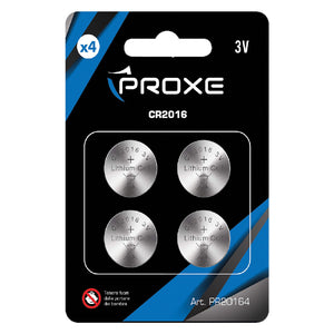 PILA A BOTTONE '2016' Pz 4 - 3 V  - PROXE