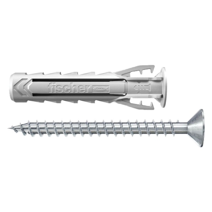 TASSELLO NYLON CON VITE 'SX PLUS -S' Ø  6 x 30 - vite 4,5 x 40 mm- 100 pezzi  - FISCHER