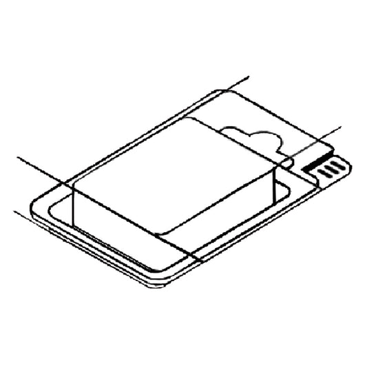 BIVALVE TERMOFORMATE IN PVC art. N100/12 - mm 50 x 50 x 12- 50 pezzi