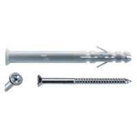 TASSELLO NYLON C10A115VT 10 x 115 - vite 7 x 125- 50 pezzi  - G&B