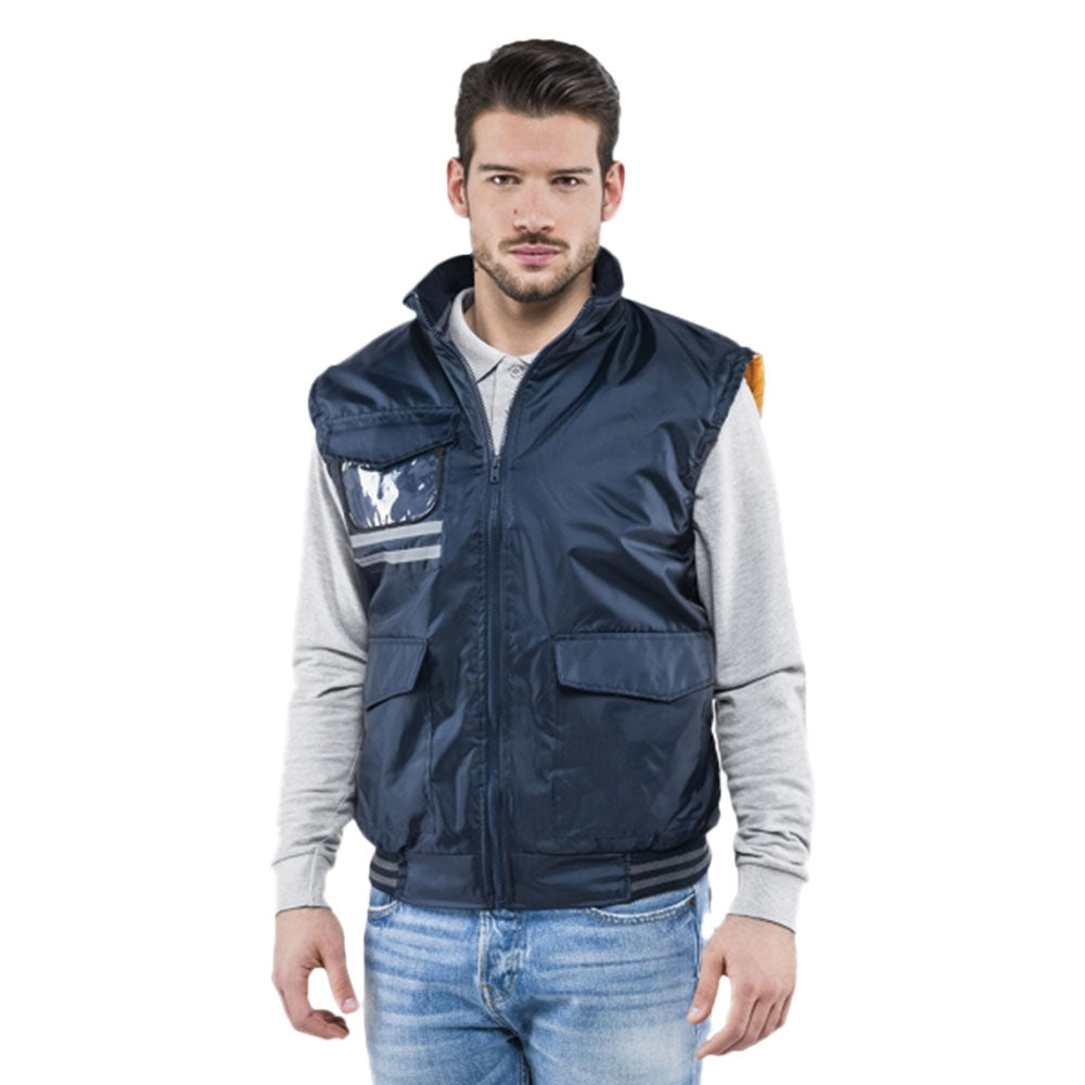 GILET IMBOTTITO 'SLOW' taglia L - blu  - SOTTOZERO