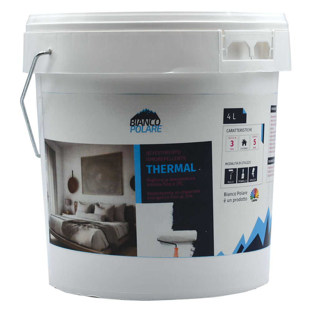 RIVESTIMENTO IDROREPELLENTE 'THERMAL' lt. 14  - BIANCO POLARE