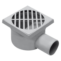 CHIUSINO SIFONATO cm 15 x 15 x h.7 - Ã? scarico laterale 50 mm