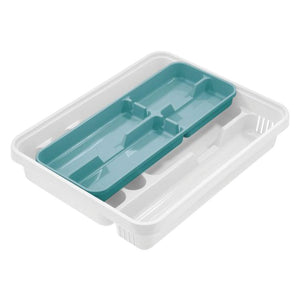 PORTA POSATE colore bianco/delfino  - TONTARELLI