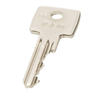 CHIAVE OTTONE NICHELATO '020609' lunghezza 26,6 mm - 6 spine- 10 pezzi  - ISEO