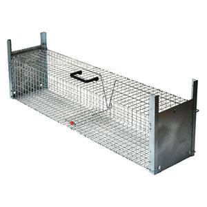 TRAPPOLA PER PREDATORI DOPPIA ENTRATA cm 108 x 21 x h 21  - NOVITAL