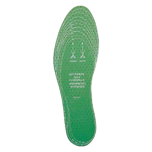 Soletta per scarpe in Lattice e Clorofilla Anti Odore Taglia da 35 a 46 1 paio