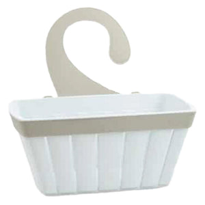 CESTELLO APPENDIBILE PER DOCCIA 'DOGA' colore bianco  - ECOPLAST