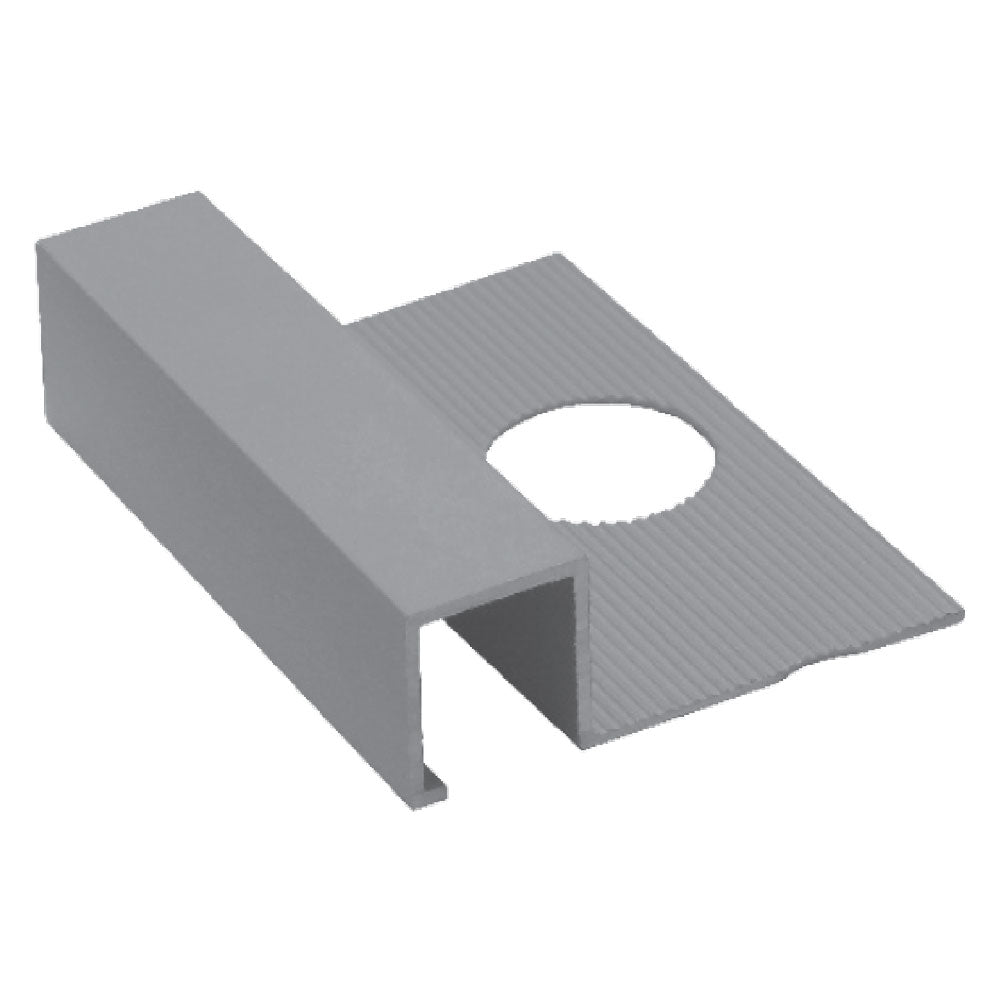 PROFILO JOLLY PER PIASTRELLE BORDI QUADRI mm 12 H.cm 250 satinato- 5 pezzi