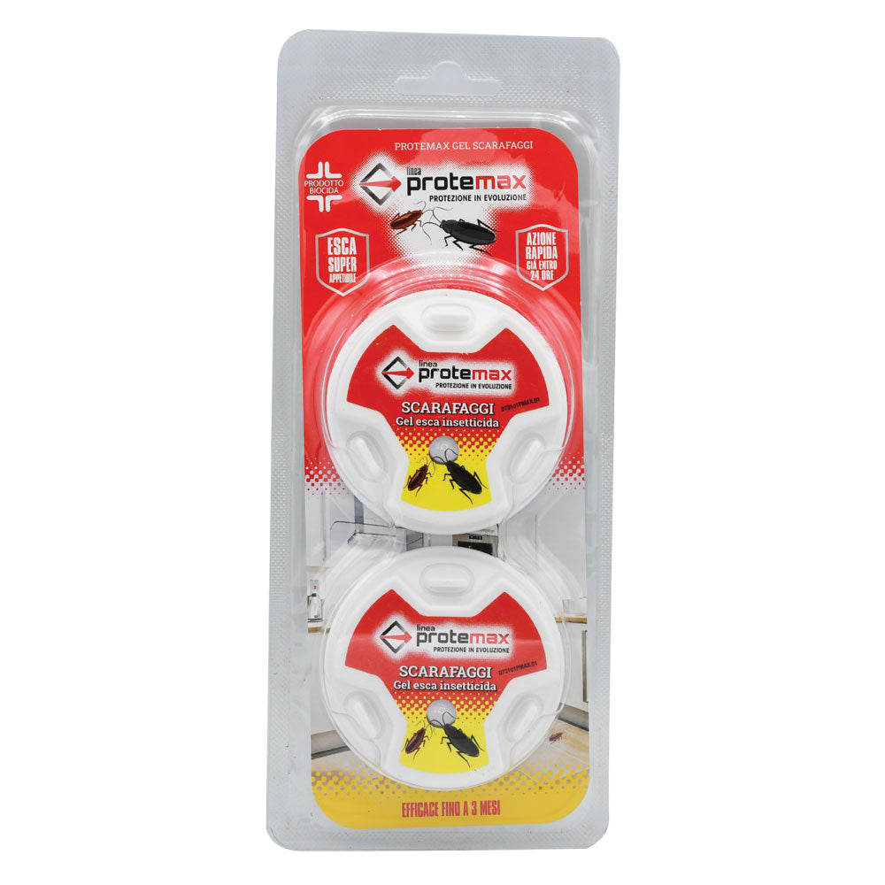 GEL ANTISCARAFAGGI IN TRAPPOLA confezione 2 pezzi  - PROTEMAX