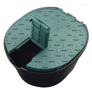 POZZETTO CIRCOLARE CON COPERCHIO ø cm 16,8 x 14,9 - H 11,6  - RAIN