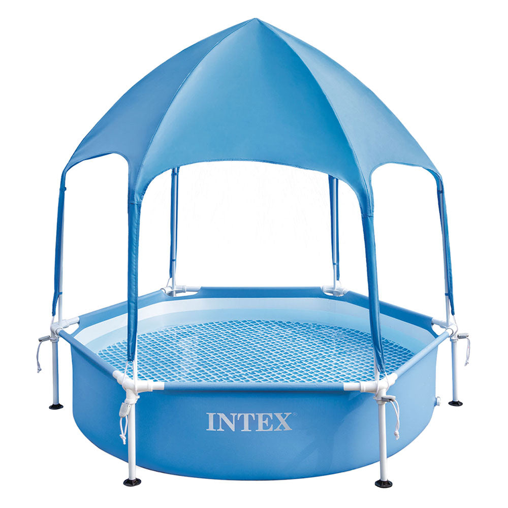 PISCINA CON TELAIO 'CANOPY METAL FRAME' cm 183 x 38 - capac. 700 lt.  - INTEX
