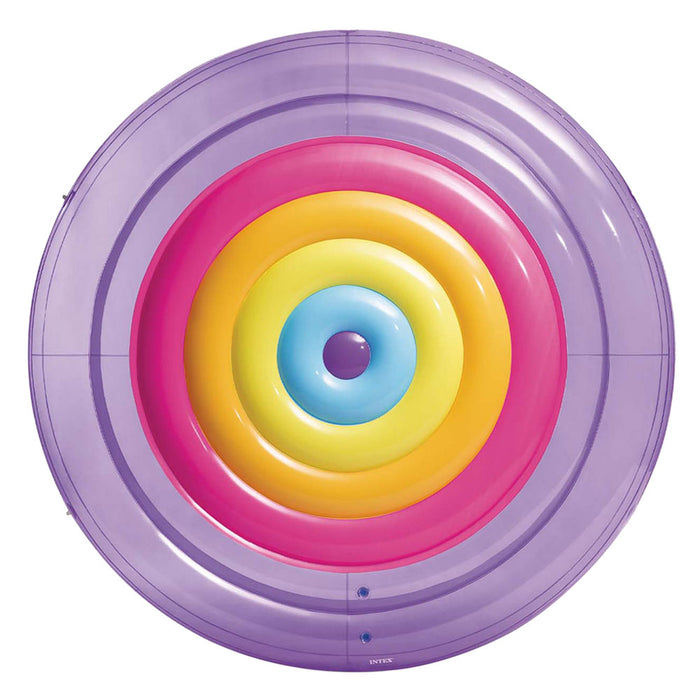 MATERASSINO GONFIABILE ISOLA 'RAINBOW FIESTA ISLAND' cm 201 x  24  - INTEX