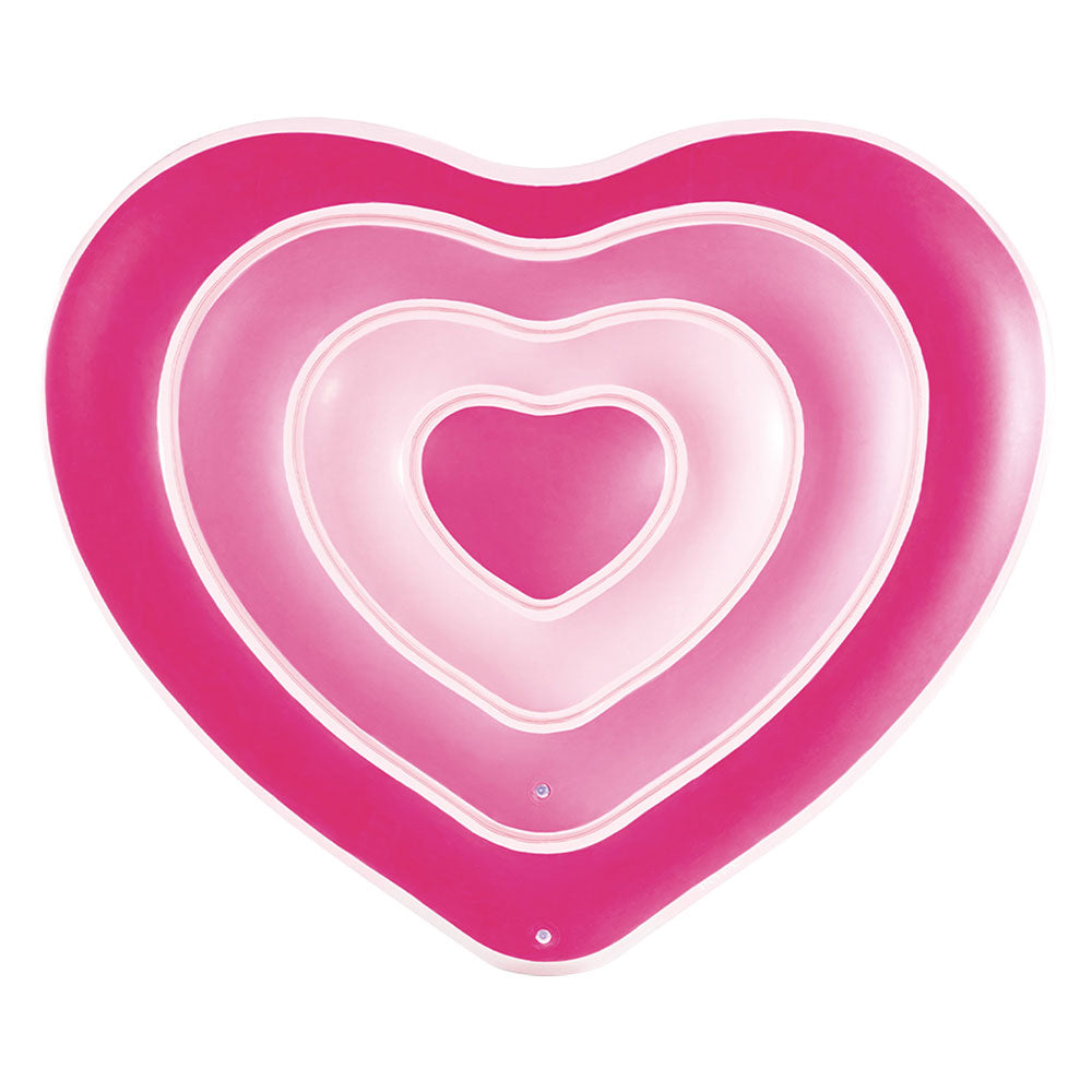 MATERASSINO GONFIABILE ISOLA 'CUORE' cm 168 x 142  - INTEX