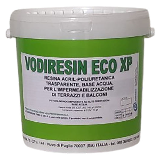 RESINA ACRILPOLIURETANICA FILMANTE 'VODIRESIN ECO' lt. 1 - trasparente- 4 pezzi  - VODICHEM