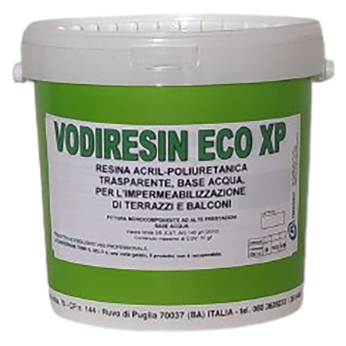 RESINA ACRILPOLIURETANICA FILMANTE 'VODIRESIN ECO' lt. 1 - trasparente- 4 pezzi  - VODICHEM