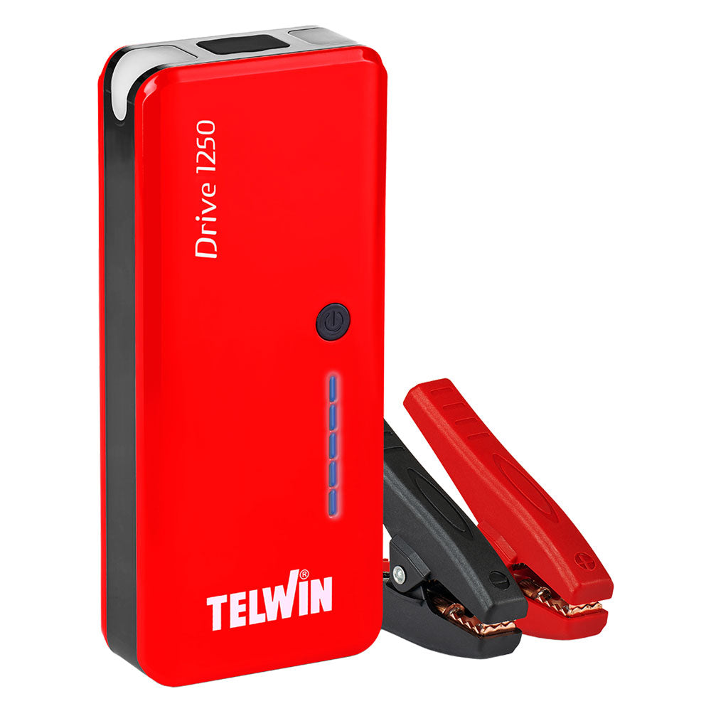 AVVIATORE 'DRIVE 1250' 12 V - capacitÃE batteria 9000 mAh  - TELWIN