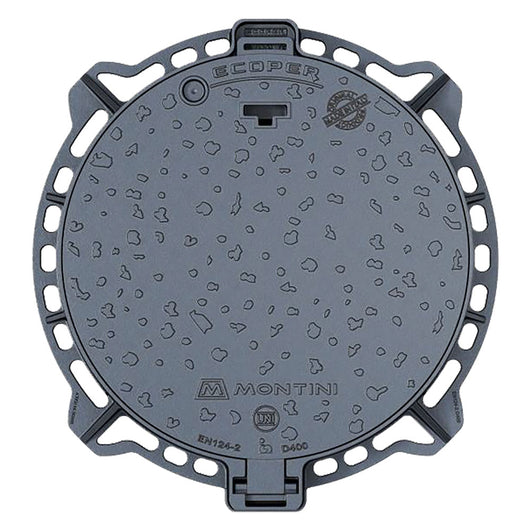 CHIUSINO IN GHISA CLASSE D400 ECOPER T - 85 - botola 65 cm / Kg 51  - MONTINI