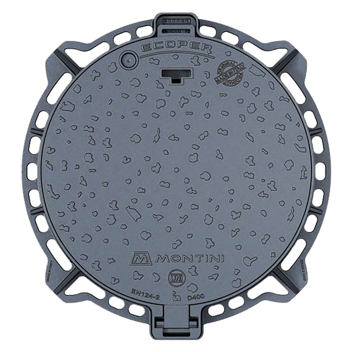 CHIUSINO IN GHISA CLASSE D400 ECOPER T - 85 - botola 65 cm / Kg 51  - MONTINI