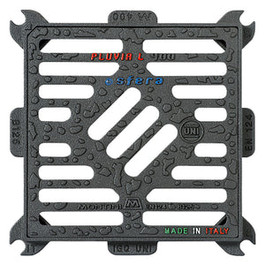 CADITOIA IN GHISA 'PLUVIA LIGHT' PLUVIA LIGHT - 30 x 30 - Kg 5,3  - MONTINI