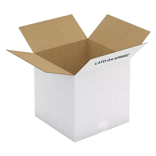 SCATOLA PER LATTE OLIO IN CARTONE per 4 latte da 5 lt - cm 30,5 x 25 x h.31- 15 pezzi