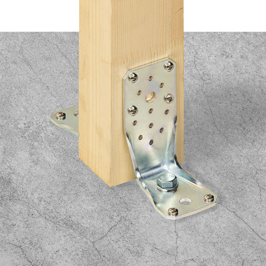 GIUNZIONE AD ANGOLO RINFORZATA ART.764CR mm 65 x 88 x 285- 5 pezzi  - ALDEGHI LUIGI