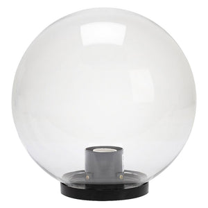 LANTERNA TESTA-PALO 'GLOBO' Ø cm.25 - trasparente  - VELAMP