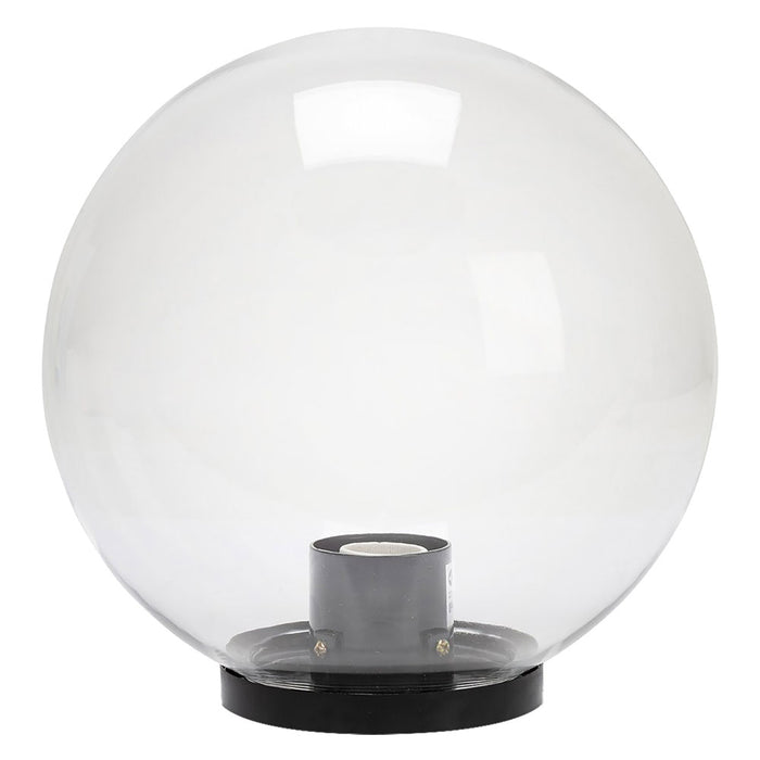 LANTERNA TESTA-PALO 'GLOBO' Ø cm.25 - trasparente  - VELAMP