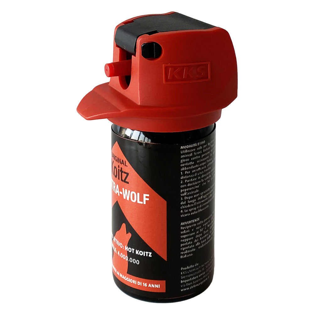 SPRAY ANTIAGGRESSIONE ALLONTANA LUPI 'CONTRA WOLF' ml 40  - DEFENCE SYSTEM