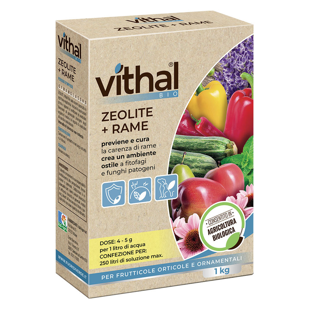 ZEOLITE CON RAME POLVERE MICRONIZZATA  Kg.1  - VITHAL