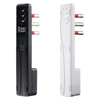 SPINA ULTRAPIATTA SERIE 'EMILIA FLAT' 2P + T 10A - nera  - ROSI