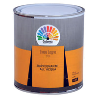 IMPREGNANTE PER LEGNO 'COLOREA' Lt. 0,750 Noce scuro- 6 pezzi  - COLOREA