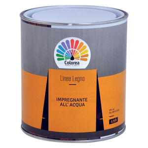 IMPREGNANTE PER LEGNO 'COLOREA' Lt. 0,750 Noce scuro- 6 pezzi  - COLOREA