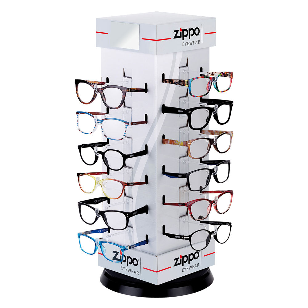 ESPOSITORE OCCHIALI PREMONTATI PER LETTURA '31Z-PD24-BE' 24 pezzi  - ZIPPO