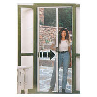 ZANZARIERA AVVOLGIBILE ORIZZONTALE cm 140 x 240 marrone ral 8017  - IRS