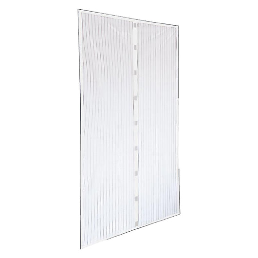 ZANZARIERA IN POLIESTERE CON MAGNETI PER PORTA 'ECCO MAGNET' cm 140 x 240 - col. bianco  - IRS