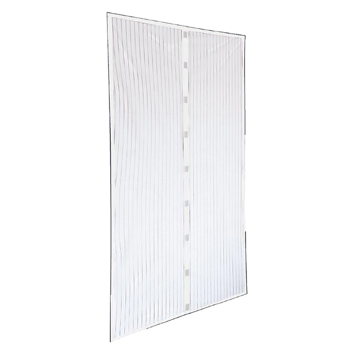 ZANZARIERA IN POLIESTERE CON MAGNETI PER PORTA 'ECCO MAGNET' cm 140 x 240 - col. bianco  - IRS