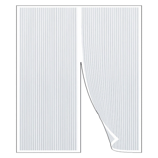 ZANZARIERA IN POLIESTERE CON MAGNETI 'ECCO MAGNET PROMO' cm 100 x 220 - bianca  - IRS