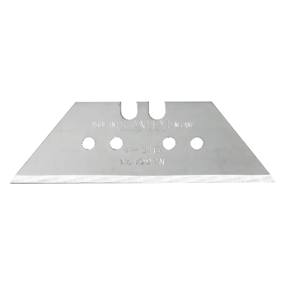 LAMA A TRAPEZIO PER CUTTER mm 61 x 33 - sp. 0,60 mm s/fori - 100 pz  - STANLEY