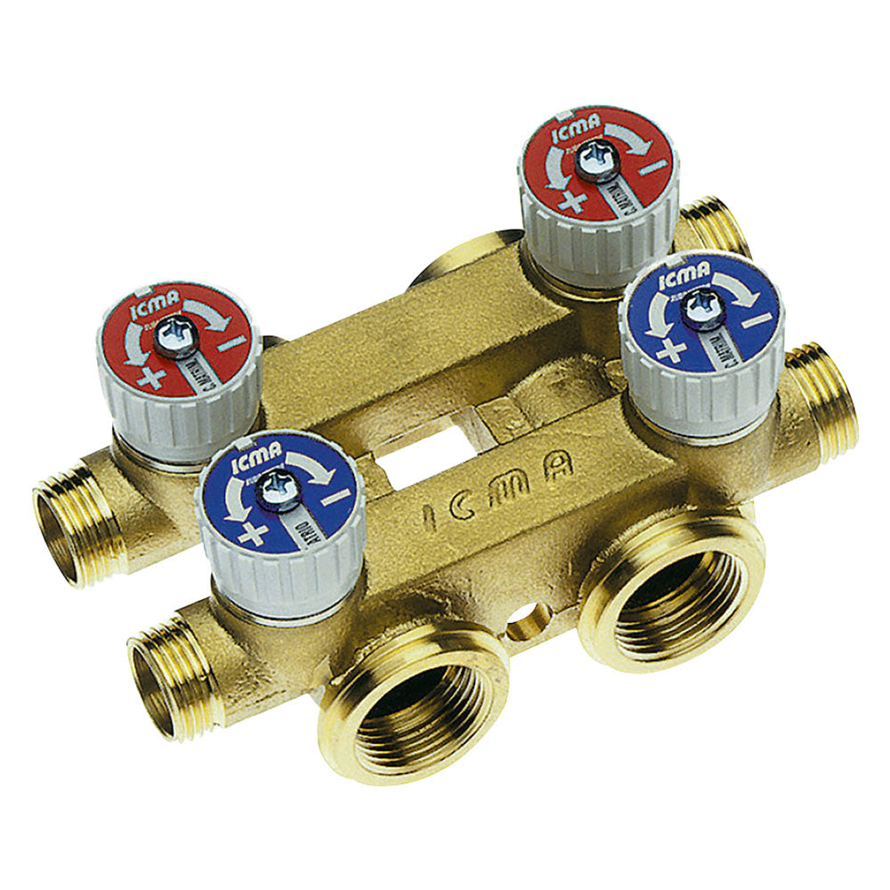 COLLETTORE MODULARE 2 VIE 'ART. 210' uscite 1/2 x 16 - freddo  - ICMA