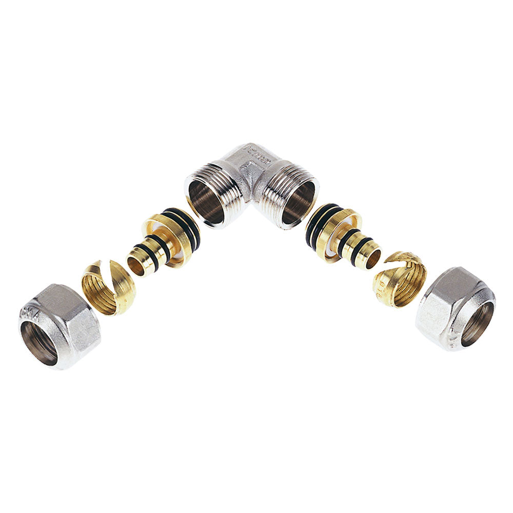 RACCORDO A STRINGERE CURVO DOPPIO 'ART. 533 / 543' 'art.533' - 16 x 16  - ICMA